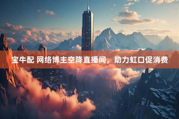 宝牛配 网络博主空降直播间，助力虹口促消费